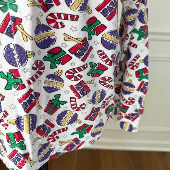 Vintage Cornerstone Present Ornament Candy Cane  Drum Turtleneck XL - Picture 3 of 5